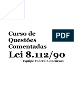 Questões Comentadas - Lei 8.112 - Modelo