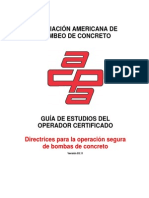 Directrices para La Operación Segura de Bombas