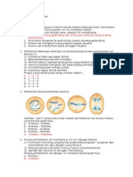 Soal Reproduksi Sel