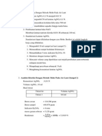 Analisis Klorida Dengan Metode Mohr Pada Air Laut