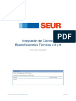 Especificaciones Técnicas v8 y v9 Integración de Clientes PDF