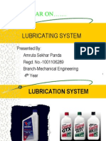 Seminar On .: Lubricating System