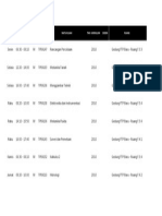 Jadwal Semester 3