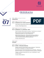 Programa Congreso Gombrowicz