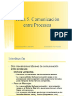 Comunicación Entre Procesos