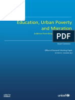 Urban Poverty Survey 2009