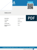 TYPE-CERTIFICATE FOR NOISE No. EASA.A.015 For A340 Airbus