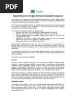 Download Job vacancy for Assistant Organist by Steven Maxson SN239434261 doc pdf