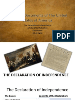founding documents-declaration articles constitution bill of rights