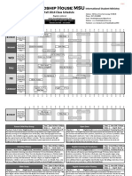 2014 Class Schedule Fall Revision 9-11-2014