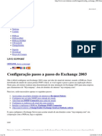Configuração Passo A Passo Do Exchange 2003