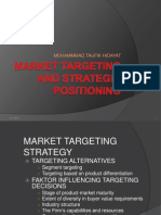 Market Targeting and Strategic Positioning