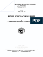 Review of Literature on Dusts 