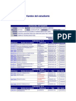 Kardex Del Estudiante