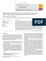 Small-Medium Sized Nuclear Coal and Gas Power Plant A Probabilistic Analysis Analysis of Their Financial Performances and Influence of CO2 Cost