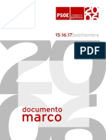 Documento Marco Conferencia Politica PSOE