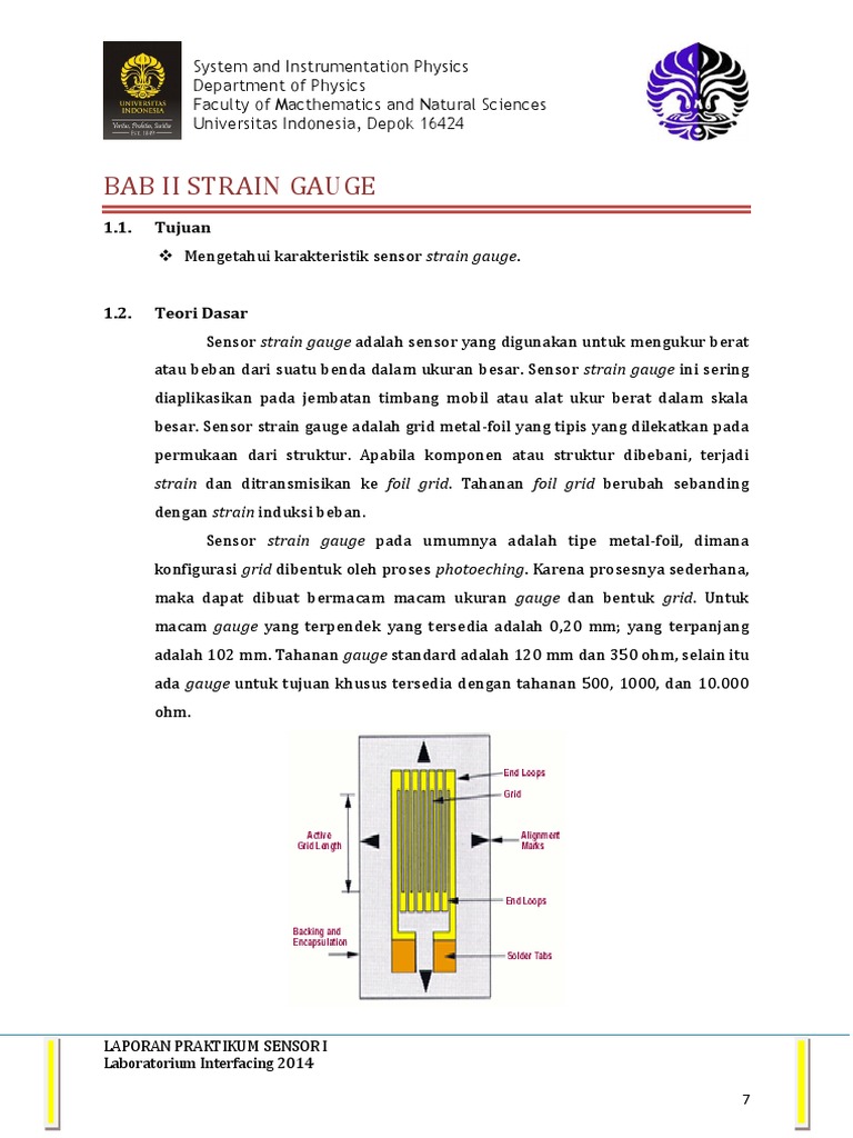 BAB II Strain Gauge | PDF