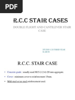 RCC Folded Staircase Design Details | PDF | Stairs | Architectural Elements