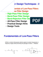 Active Filter Design Techniques 