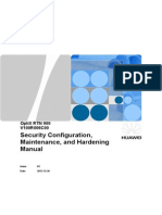 OptiX RTN 900 V100R006C00 Security Configuration - Maintenance - and Hardening Manual 03
