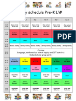 LW 6 Day Schedule