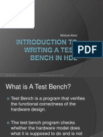 Writing Test Bench