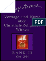 GA 344 - Rudolf Steiner - Vorträge und Kurse über christlich-religiöses Wirken - BAND 3