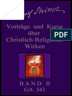 GA 343 - Rudolf Steiner - Vorträge und Kurse über christlich-religiöses Wirken - Band-2