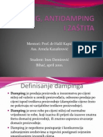 Damping, Antidamping I Zaštitne Mjere