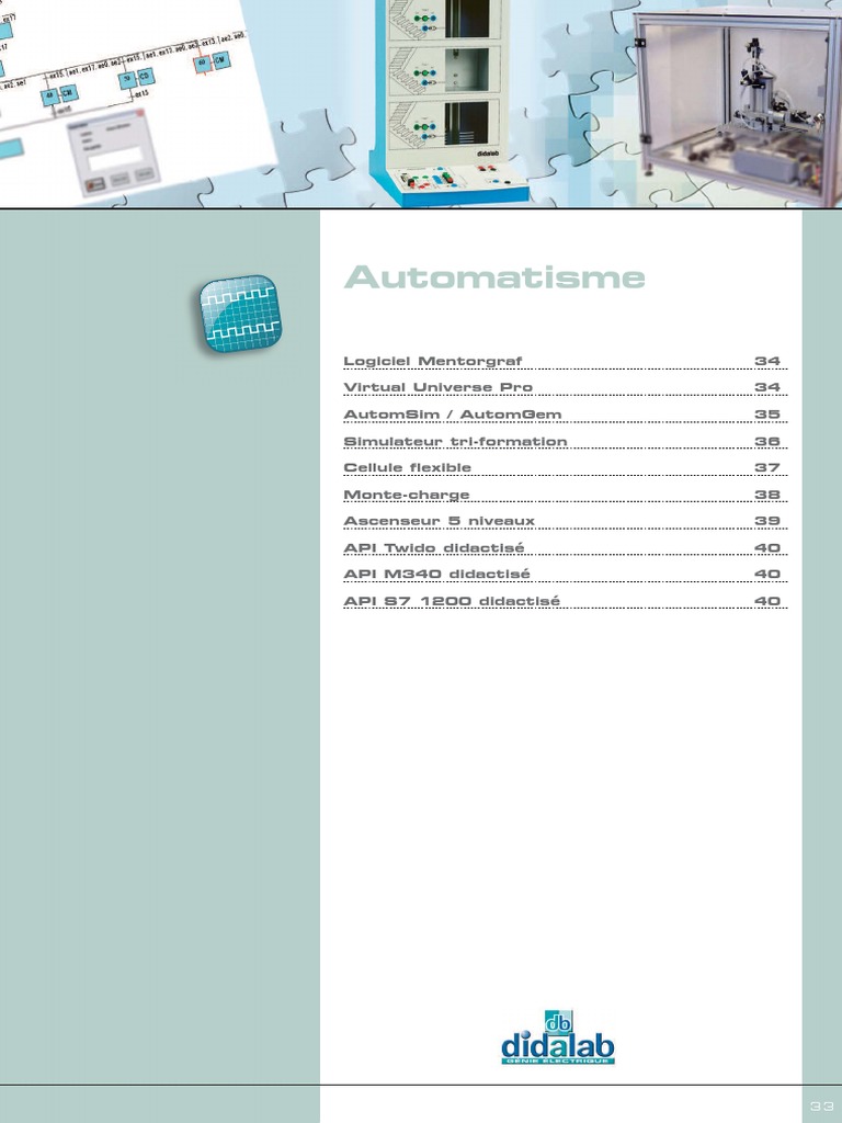 Logiciel MENTORGRAF et Automgen 8 | PDF | Automate programmable ...