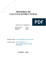 Memoria de Calculo Estructuras Cuzco