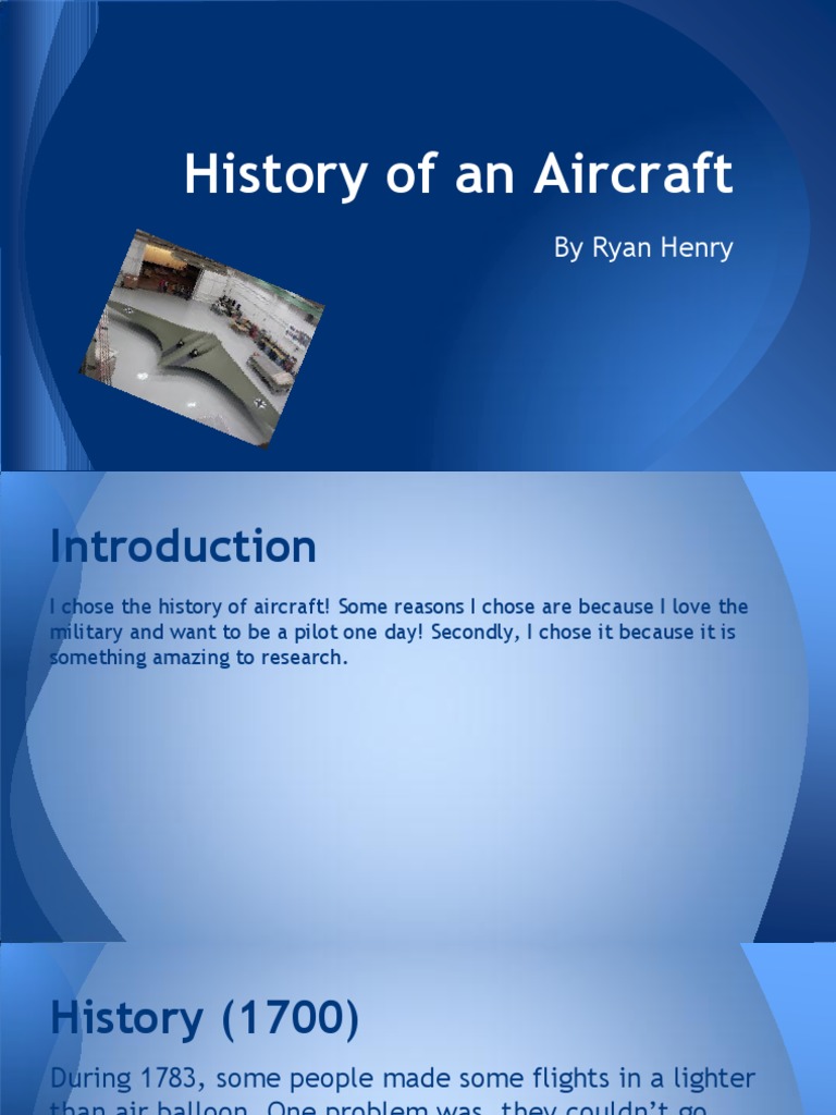 History of The Airplane | PDF