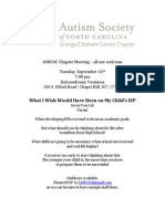 Sept 16th 2014 ASNCOC Chapter Meeting