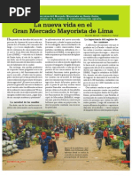 La nueva vida en el Gran Mercado Mayorista de Lima