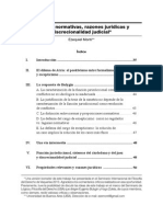 Lagunas Normativas, Razones Jurídicas y Discrecionalidad Judicial PDF