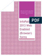 SharePoint 2013 and InfoPath 2013 - Creating Web Enabled Forms