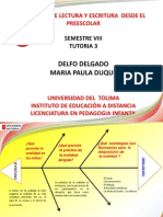 Espina de Pescado Tercera Tutoria Procesos de Lectura y Escritura