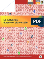 2. La Evaluación Durante El Ciclo Escolar