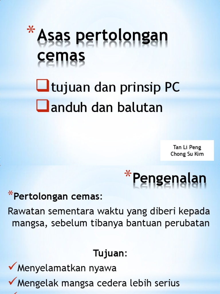Asas Pertolongan Cemas