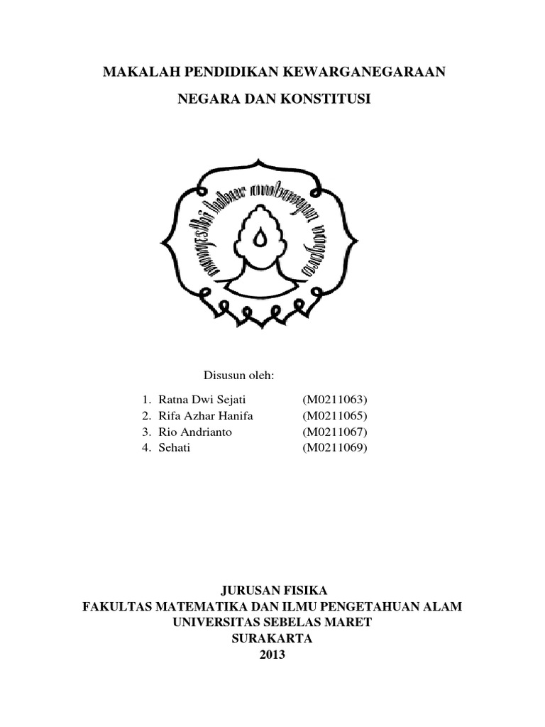 Makalah Kwn Negara Dan Konstitusi