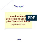 LIBRO - Introduccion A La Sociologia, La Economia y Las Ciencias Politicas