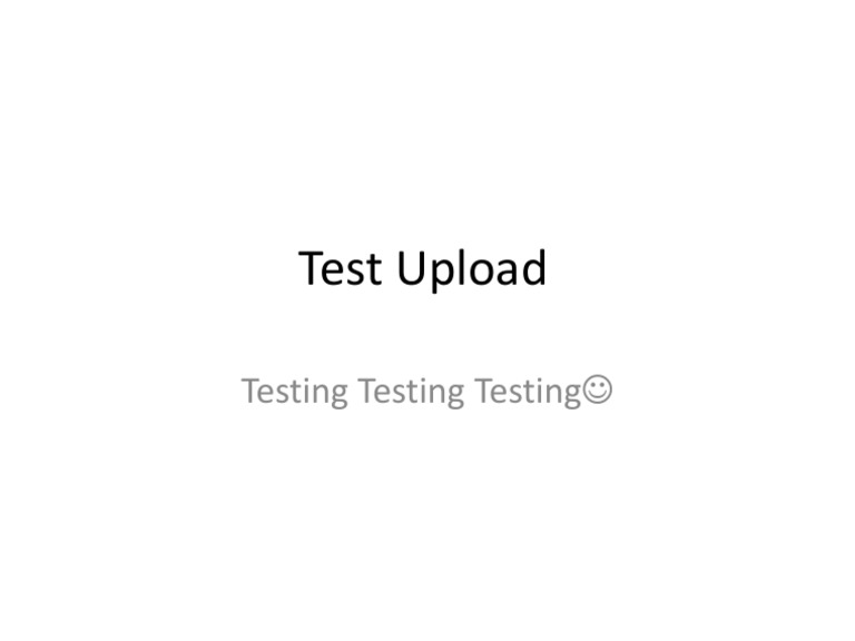 Test Upload | PDF