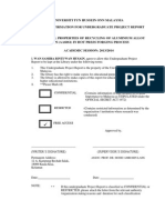 1-Status Comformation For Undergraduate Project Report