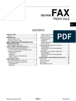 Front Axle: Section