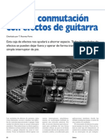 Caja de Conmutación Efectos Guitarra