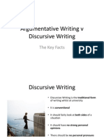 Slide 1 Argumentative Writing