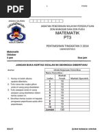 2) SET 1 Latihan PT3 (Matematik) 2014 - Set 1