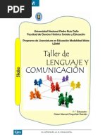 Sílabo de Taller de Lenguaje y Comunicación PDF