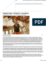 2011-11-19 - Head Trips - Rhythm Vacation - by Rebecca Field Jager - National Post