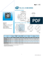 Delta AFB1212 Fans Datasheet